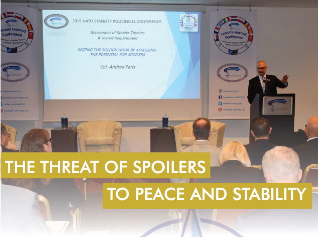 The threat of spoilers to peace and stability