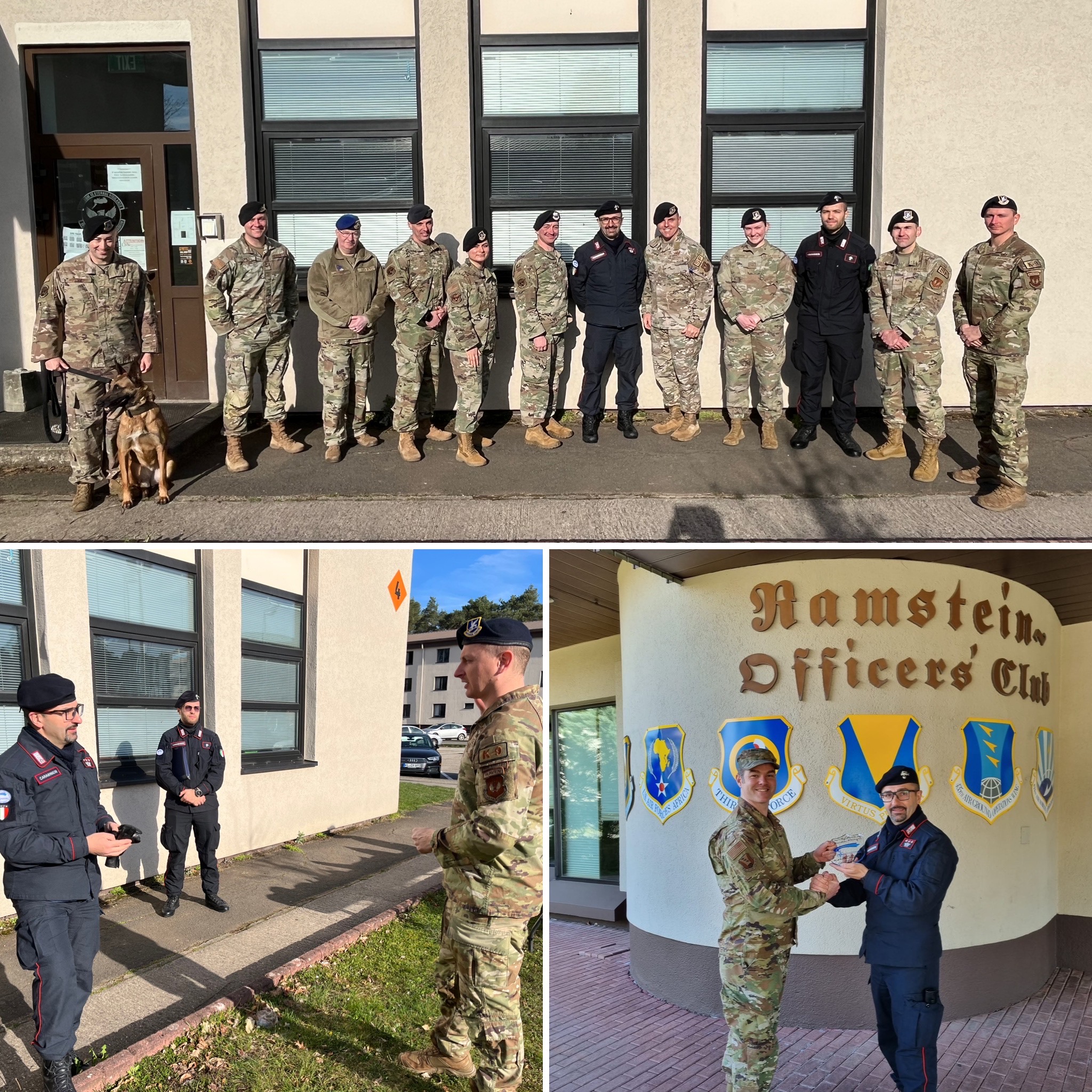 Visit to the USAF Ramstein Air Base - NATO Stability Policing